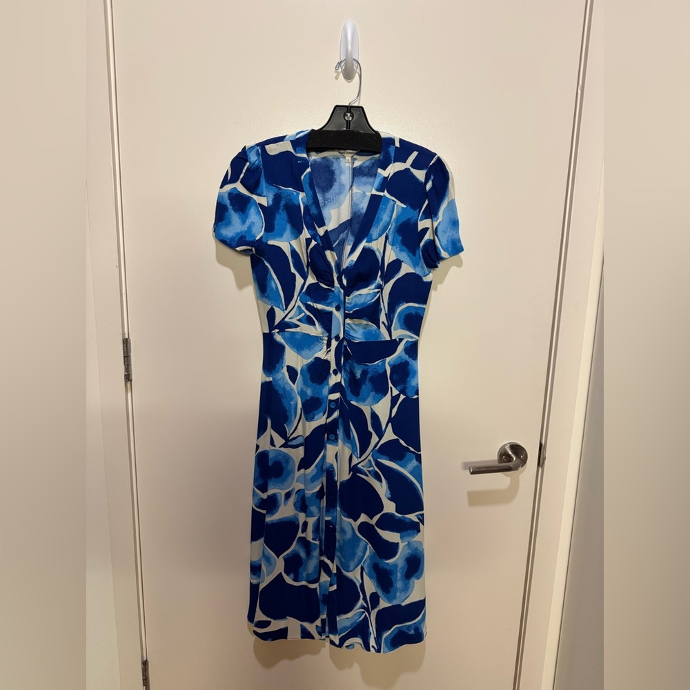 DVF Blue Floral Women's Dress